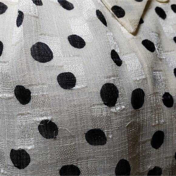 Polka Dot Shirt Black Cream - Picture 8 of 10